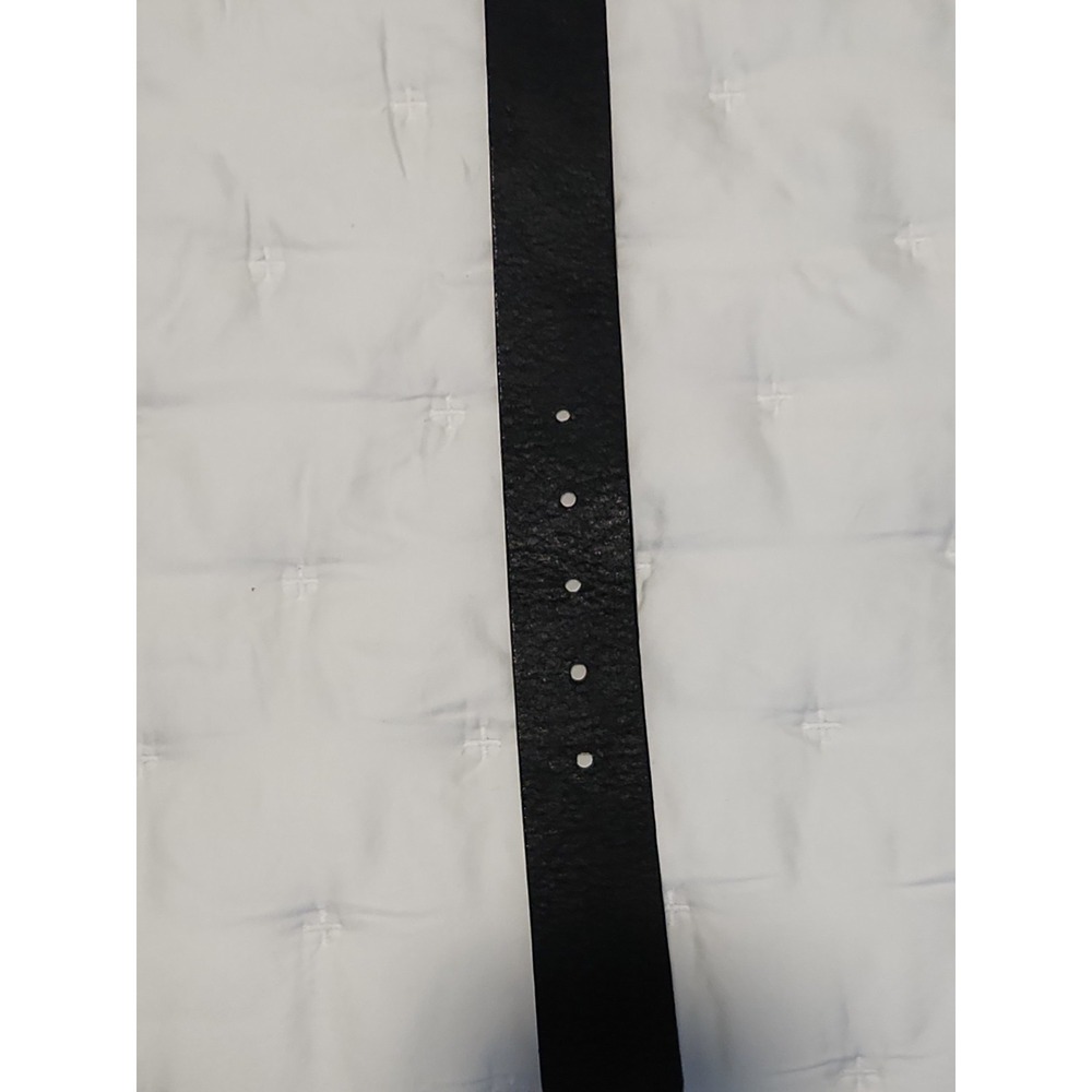 Brave 1992 Leather Belt Black Hardware Size 34 New With Tag - Picture 11 of 16